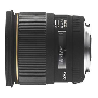 Objectif reflex Sigma DG EX Asphérique 24 mm f/1.8, Monture Nikon