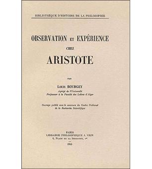 Observation et expérience chez Aristote