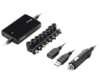 Trust Ultraslim Notebook Power Adapter 70W - Car - netspanningsadapter - wagen - 70 Watt