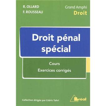 Droit pénal spécial broché R. Ollard Achat Livre fnac