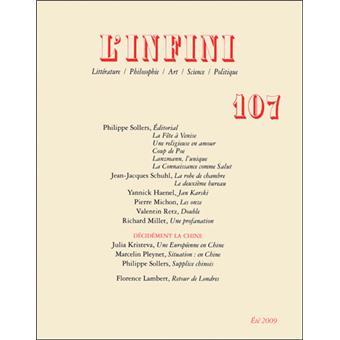 L'INFINI n° 143, AUTOMNE 2018 - L'AVENIR D'UNE REVOLTE