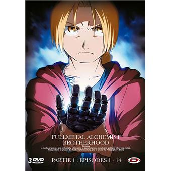 Fullmetal alchemist Brotherhood Coffret Partie 1 Episodes 1 a 14 DVD Zone 2 toutes les series TV a la Fnac