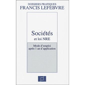 Sociétés et loi NRE