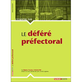 Le déféré préfectoral