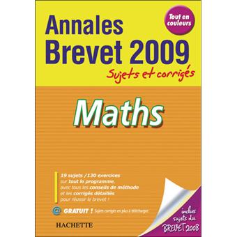 Annales Objectif Brevet Mathématiques 3ème sujets corrigés - 1