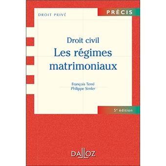 Droit civil : les régimes matrimoniaux