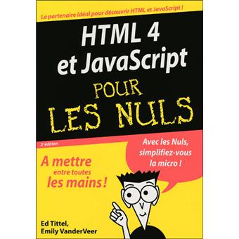 Javascript Amp Html 2e Megapoche Pour Les Nuls