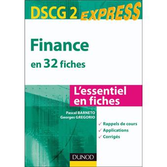 DSCG 2 - Finance - 4e éd. - L'essentiel en fiches - 1