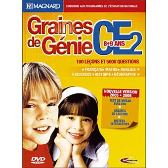 Graines De Génie CM2 (10-11 Ans) – Français Et Maths – Jeu PC éducatif De 1997