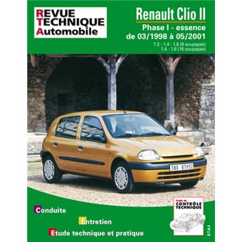 Revue technique automobile 620.2 Clio 2 essence 1.2