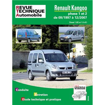 Renault Kangoo phase 1 et 2 de 09-1997 à 12-2007