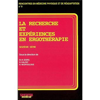 La recherche et expériences en ergothérapie