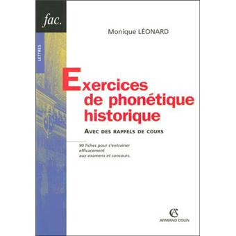 Exercices De Phonétique Historique - 