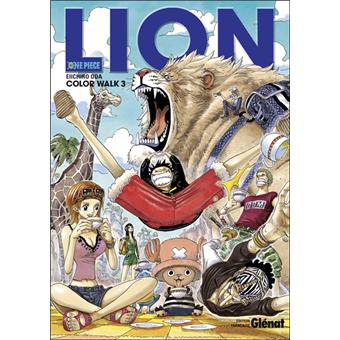 One Piece Lion Tome 03 One Piece Color Walk Eiichiro Oda Broche Achat Livre Fnac