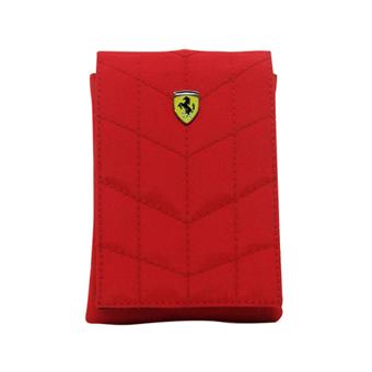 Etui Ferrari POUCHFLAPR à rabat velcro rouge - 1