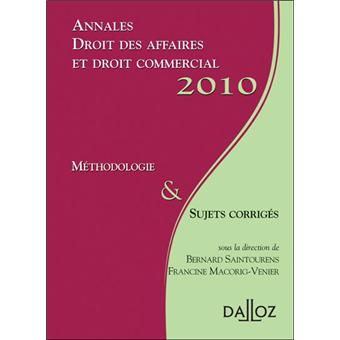 Droit des affaires et droit commercial