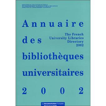 Annuaire des bibliothèques universitaires