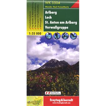 Arlberg - Lech - Sankt Anton - Verwall Alps - FBW.WK5504 - Sheet map - 2011 - 1