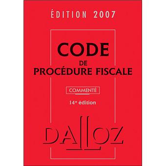 Code de procédure fiscale commenté