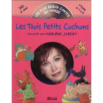 Les Trois Petits Cochons Livre Avec Un Cd Audio Livre Cd Marlene Jobert Achat Livre Fnac