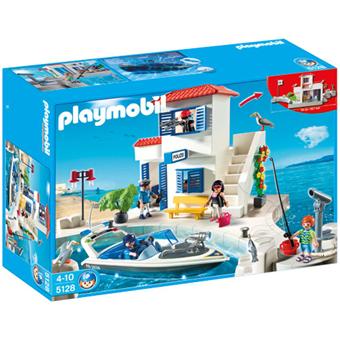 Playmobil 5128 Police du port et bateau rapide - Playmobil - Achat & prix