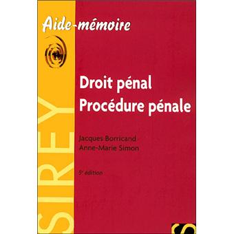 Droit pénal, procédure pénale