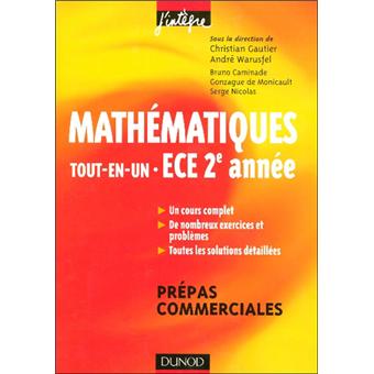 Mathématiques tout-en-un ECE 2e année - Le cours de référence - 1
