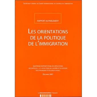 Orientations de la politique de l'immigration