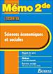 Sciences économiques et sociales
