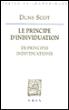 Le principe d'individuation