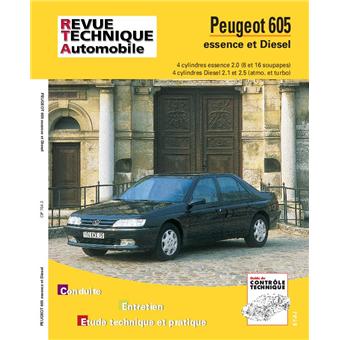 Revue technique automobile 704.2 Peugeot 605 4 Cyl.ES. 90-96 Diesel 90/95