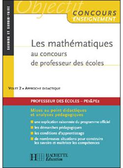 Mathématiques au concours de professeur des écoles