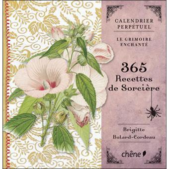 Calendrier perpétuel Le grimoire enchanté : 365 recettes de sorcière - 1