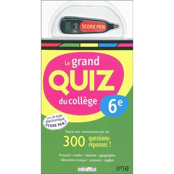 Le Grand Quiz 6ème - 