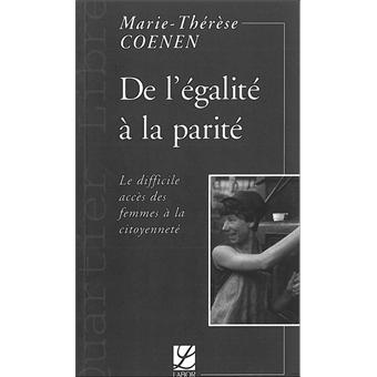 De l'egalite a la parite