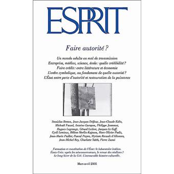 N°313 Mars-Avril 2005 Faire autorité? - 1