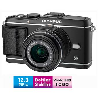 Appareil Photo Hybride Olympus PEN E-P5 – Argenté – Objectif M.Zuiko 14-42 Mm Inclus – Occasion