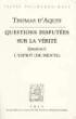 Questions disputées sur la vérité