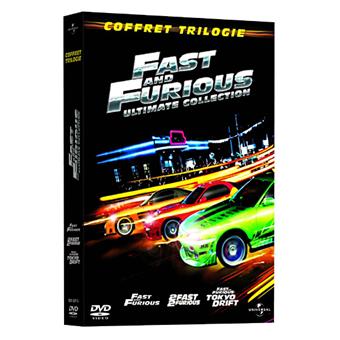 Fast and Furious - Coffret Trilogie Ultimate Collection - Rob Cohen, John  Singleton, Justin Lin - DVD Zone 2 - Achat & prix