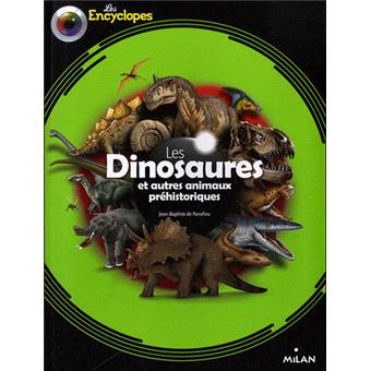 Couverture : Les dinosaures et autres animaux préhistoriques