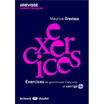 Exercices de grammaire française