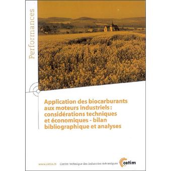 Application des biocarburants aux moteurs industriels