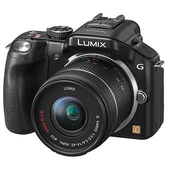 Panasonic Lumix DMC-G5 Noir + Obj. Lumix G Vario MEGA O.I.S. 14