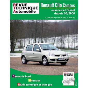 Revue technique automobile b726.5 Clio II campus