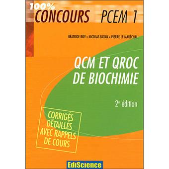 QCM et CROC Biochimie PECM1