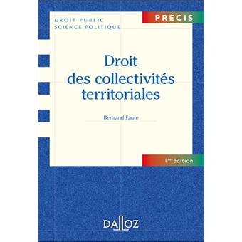 Droit des collectivités territoriales