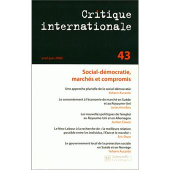 La social-démocratie : marche et compromis