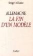 Allemagne, la fin d'un modèle - Serge Milano - (donnée non spécifiée)