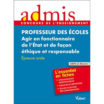 CRPE Agir en fonctionnaire de l'Etat - 1