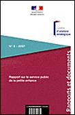 Rapport sur le service public de la petite enfance